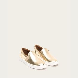 Gold Frye Ivy Slip sneakers 11
